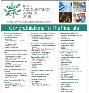 irish accountancy awards